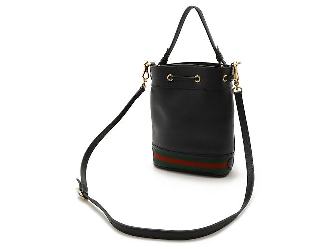 Borsa 2way in pelle Gucci Ophidia Nero - vista 2