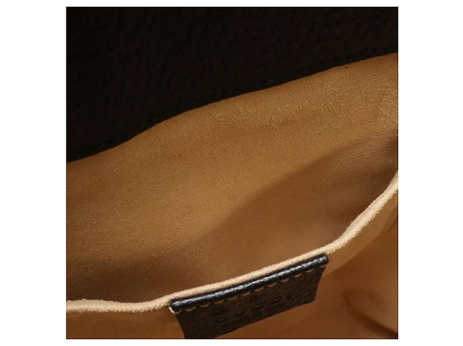 Borsa 2way in pelle Gucci Ophidia Nero - vista 9