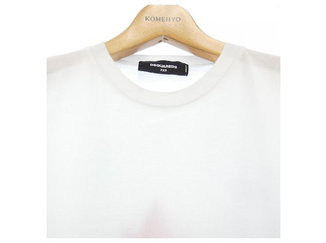 T-shirt in cotone DSQUARED2 Bianco - vista 5