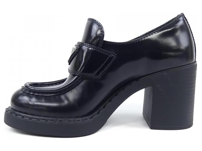 Prada Leder-Pumps Schwarz - Ansicht 2