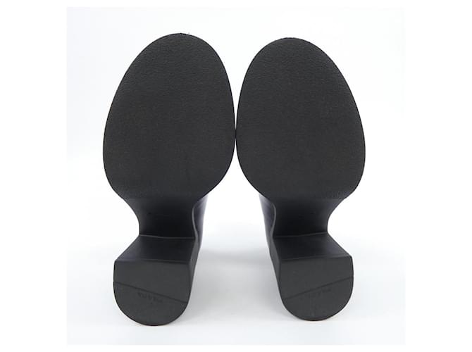 Prada Leder-Pumps Schwarz - Ansicht 4