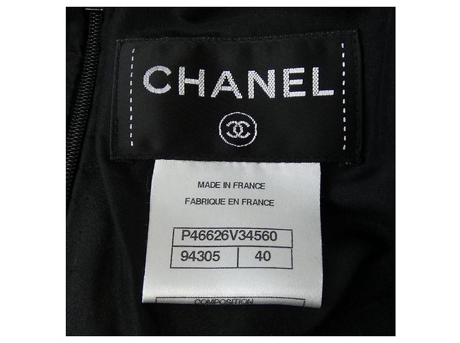 Timeless Chanel Kleid aus Kaschmir-Mischung Schwarz - Ansicht 4