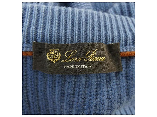 Autre Marque Punto de cachemira Loro Piana Azul - vista 4