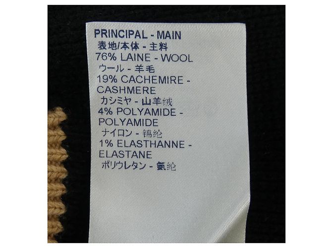 Louis Vuitton Kleid aus Kaschmir-Mischung Schwarz - Ansicht 3