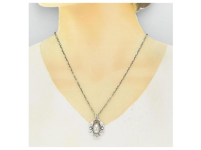 Autre Marque Collana in argento 925 Georg Jensen - vista 6