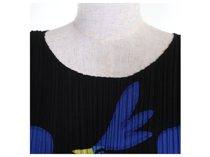 Issey Miyake Polyester-Oberteil PLEATS PLEASE Schwarz - Ansicht 4