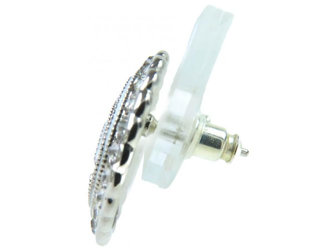 Timeless Chanel Pierce Ohrringe Weiß - Ansicht 3