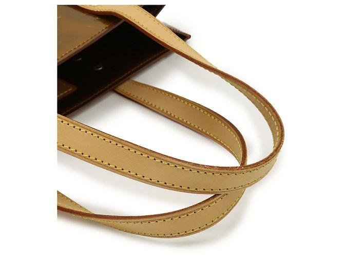 Borsa Tote Louis Vuitton Reade MM Monogram Vernis Marrone Bronzo - vista 5