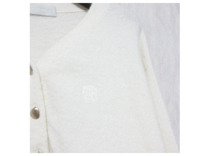 Autre Marque Bestickter Strickcardigan CELFORD Roh - Ansicht 4