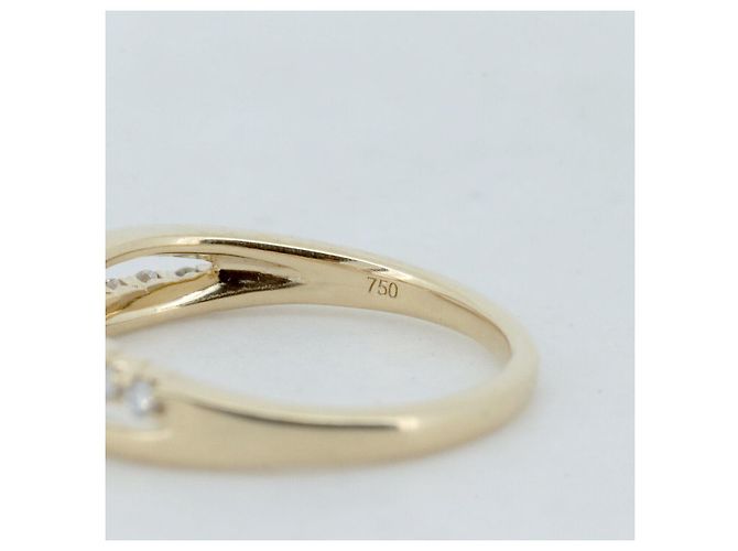 Autre Marque Ponte Vecchio Ring aus Au750 mit Diamanten Golden - Ansicht 5