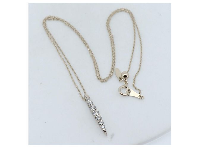 Autre Marque Collana Kashikey in Au750 con Diamanti Marrone - vista 2