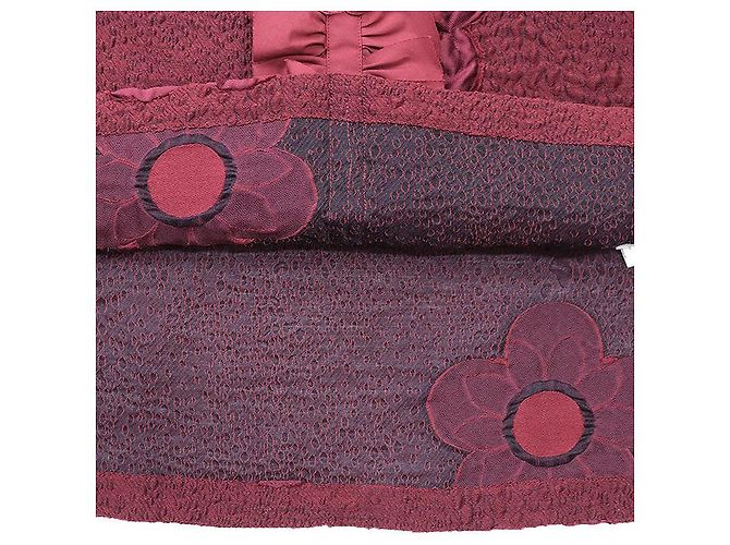 Top de mezcla de lana jacquard con motivos florales Fendi Roja - vista 9