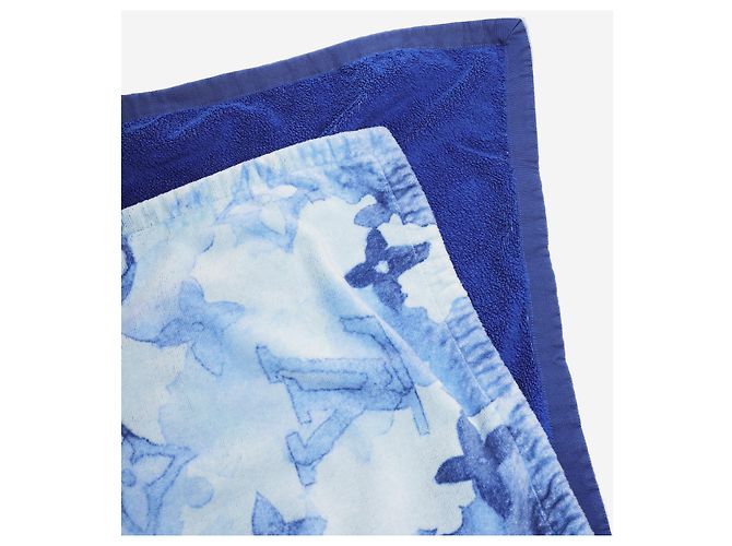 Louis Vuitton Toalla de playa acuarela azul - vista 2