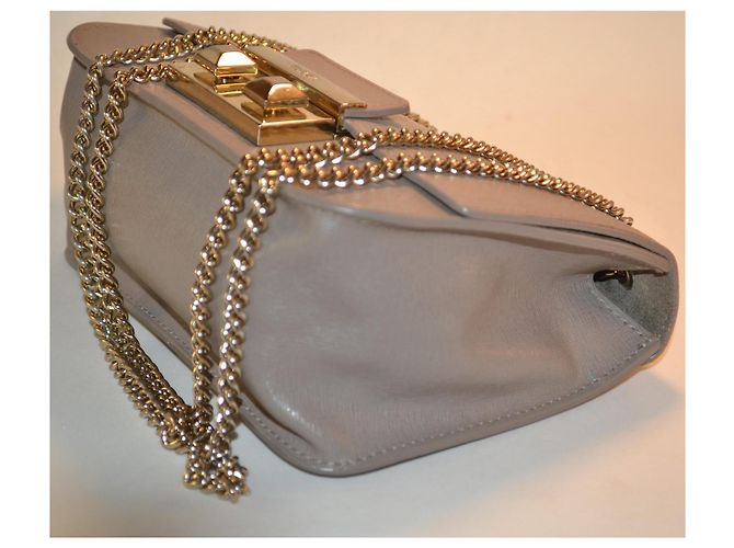 Furla Metropolis Borsa a Tracolla in Pelle Grigia Grigio - vista 3