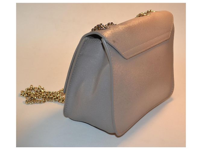 Furla Metropolis Borsa a Tracolla in Pelle Grigia Grigio - vista 4