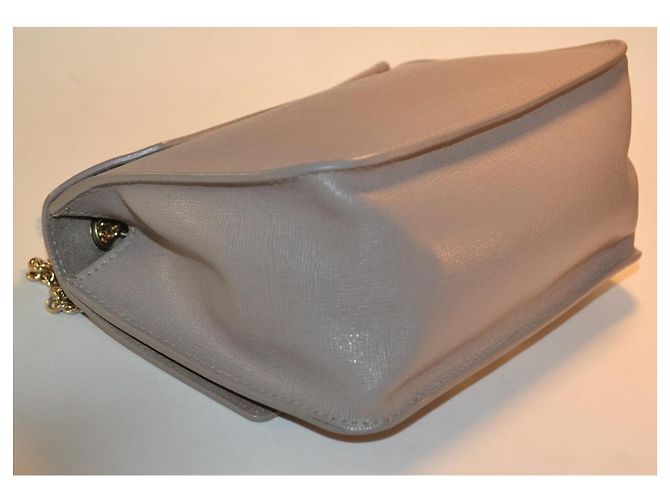 Furla Metropolis Borsa a Tracolla in Pelle Grigia Grigio - vista 5