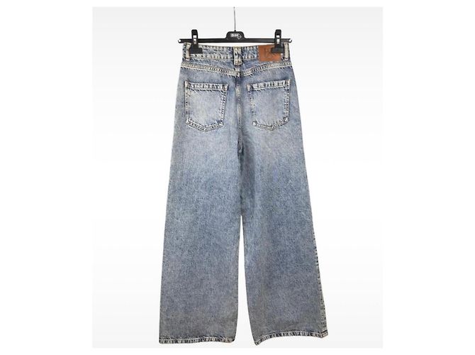 Vaqueros anchos Ba&Sh en denim azul lavado - vista 6