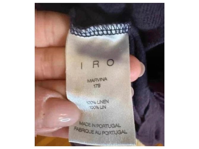 IRO Marvina Jersey de Lino Violeta con Recortes Púrpura - vista 5