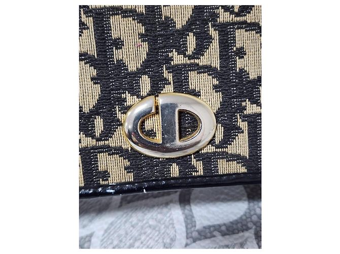 Borsa Christian Dior Diorissimo Trotter Beige/Nero - vista 3