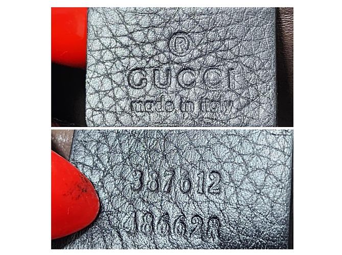 Gucci Miss Bamboo Borsa a Tracolla Piccola in Pelle Nera Nero - vista 2