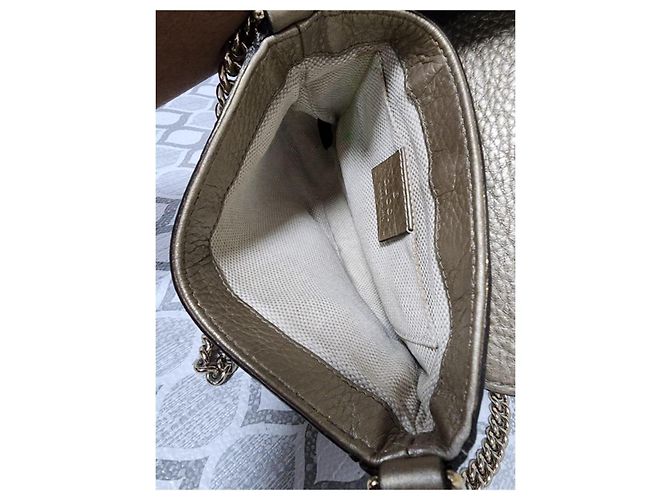 Gucci Soho Bolso de hombro de piel Dorado - vista 14