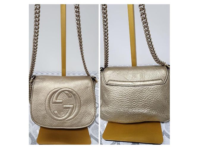 Gucci Soho Bolso de hombro de piel Dorado - vista 5