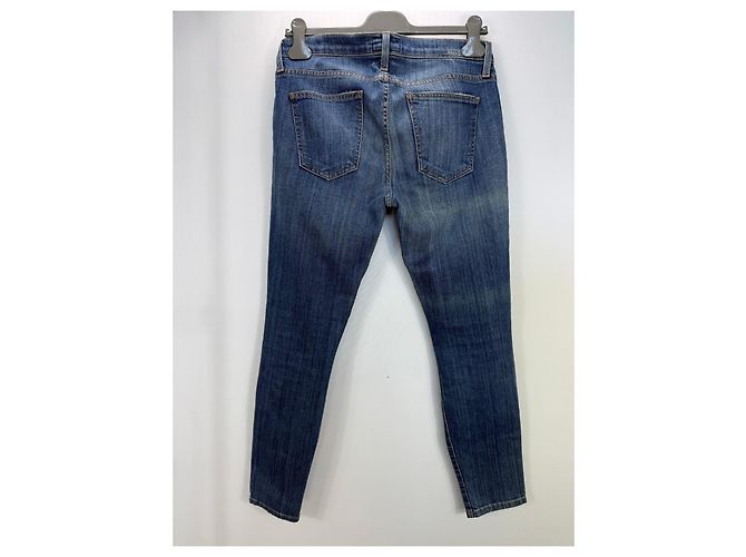 Current Elliott Jeans Current/Elliott The Stiletto Windmill Destroy Blu - vista 2
