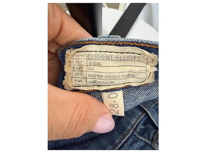 Current Elliott Jeans Current/Elliott The Stiletto Windmill Destroy Blu - vista 3