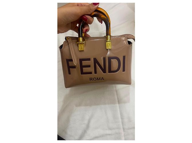 Borsa Fendi Roma Baguette Beige - vista 2