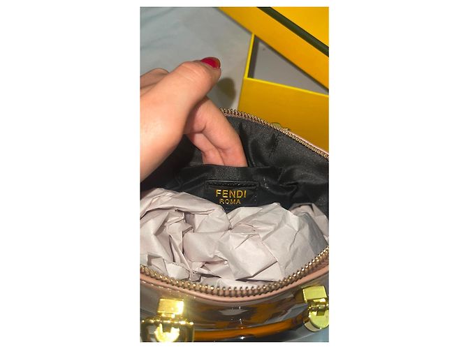 Borsa Fendi Roma Baguette Beige - vista 7