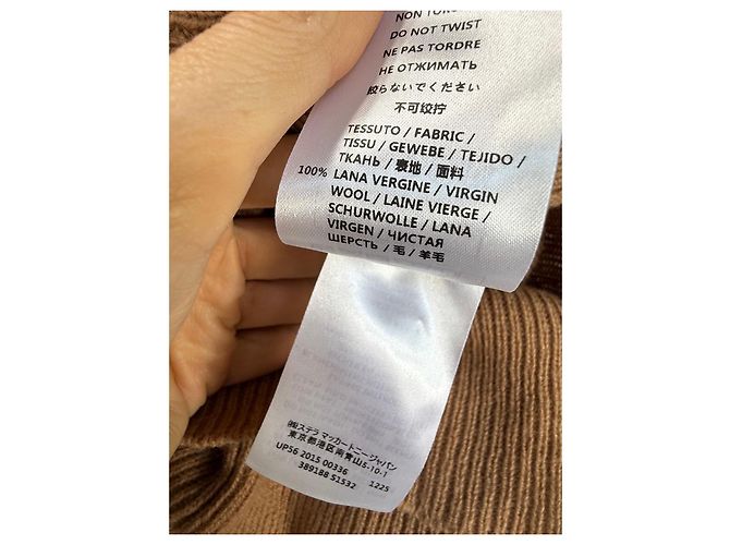 Stella Mc Cartney Stella McCartney Rollkragenpullover aus Wolle in Braun - Ansicht 4