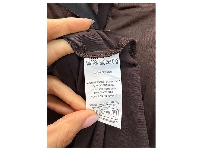 Autre Marque SIX STORIES Maxikleid aus Polyester in Braun - Ansicht 4