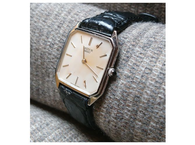 Seiko Credor Relógio de Quartzo 6020-5080 Prata - vista 16