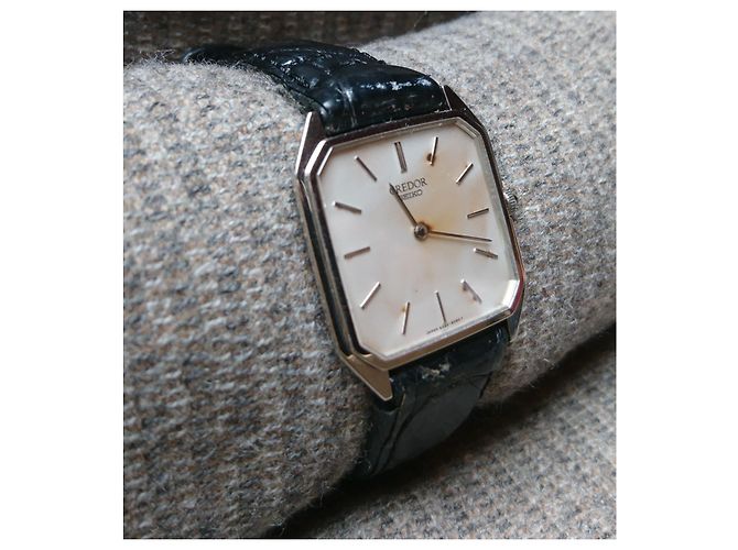 Seiko Credor Relógio de Quartzo 6020-5080 Prata - vista 2