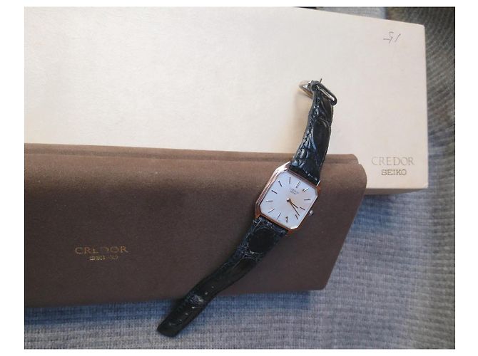 Seiko Credor Relógio de Quartzo 6020-5080 Prata - vista 3