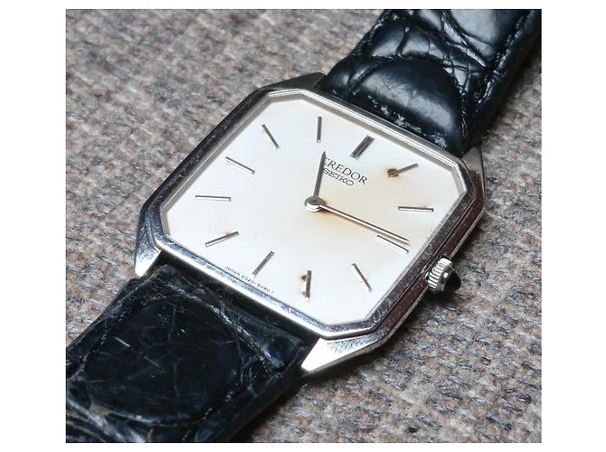 Seiko Credor Relógio de Quartzo 6020-5080 Prata - vista 5