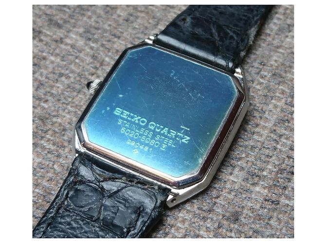 Seiko Credor Relógio de Quartzo 6020-5080 Prata - vista 6