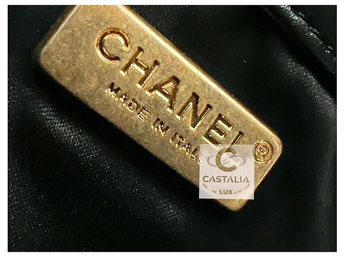 Chanel Paris / Cosmopolite Borsa a Patta in Paillettes Dare To Disturb Nero - vista 8
