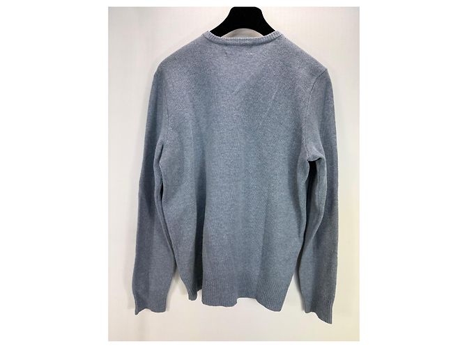 Polo Ralph Lauren V-Ausschnitt Pullover aus Lammwolle Grau - Ansicht 4
