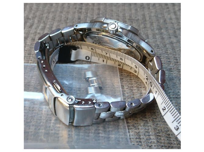 Seiko Scuba Air Diver's 7N35-6A50 Relógio de Quartzo Azul Hardware prateado - vista 11