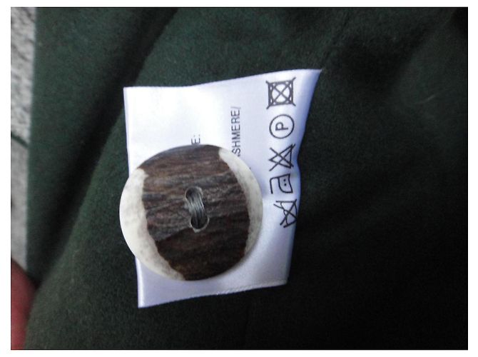 Autre Marque Chaqueta Steinbock de lana y cachemira Verde Gris - vista 8