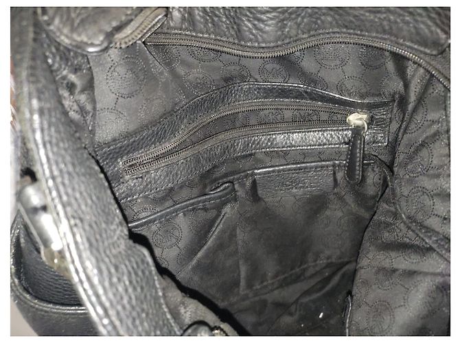 Borsa Michael Kors in pelle nera Nero - vista 7