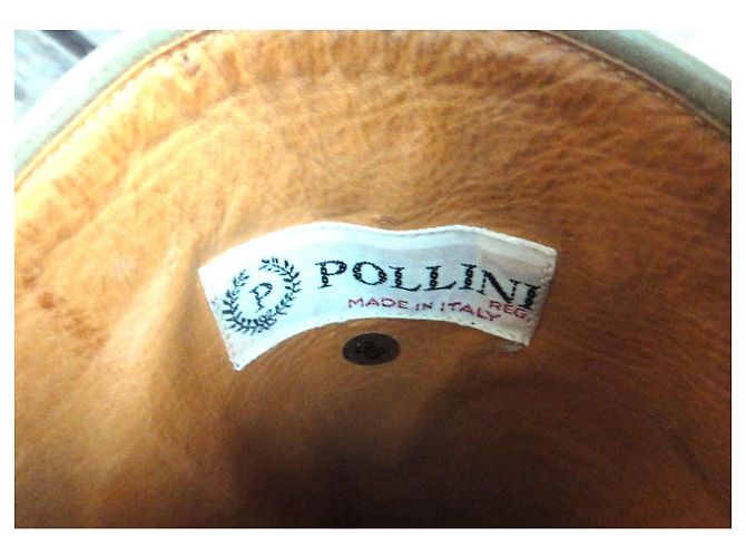 Botas Western de Cuero Pollini Castaño - vista 7