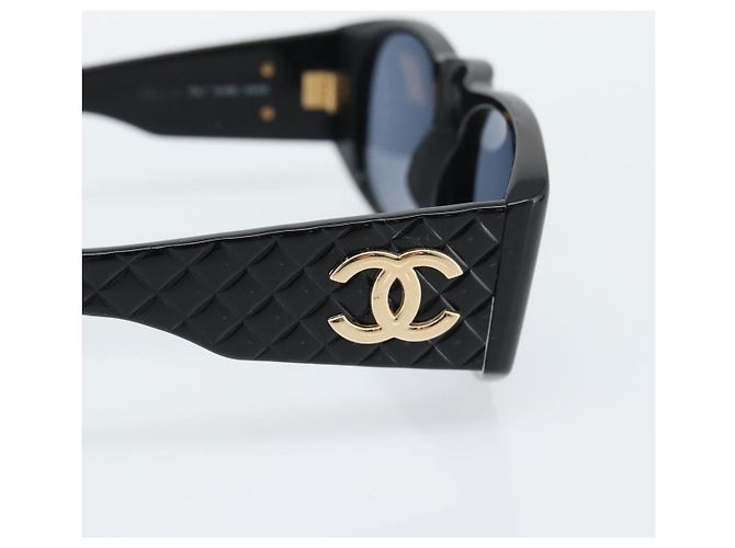 Occhiali da sole CHANEL in plastica Nero CC Auth 180944M - vista 4