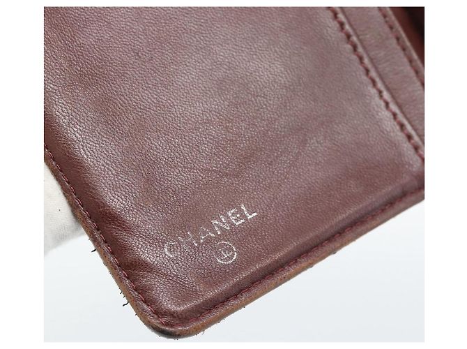 CHANEL Matelassé Long Wallet Lammfell Schwarz Silber CC Authentisch 180933 - Ansicht 17