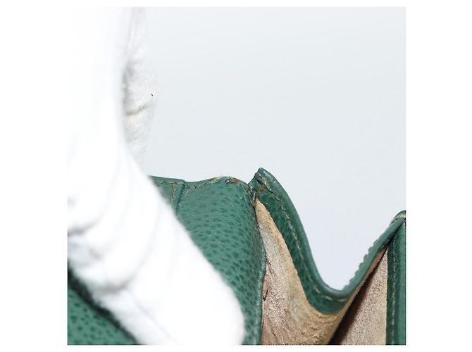 Borsa GUCCI in pelle verde e oro Auth 184457 D'oro - vista 11