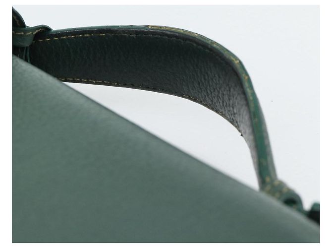 Borsa GUCCI in pelle verde e oro Auth 184457 D'oro - vista 14