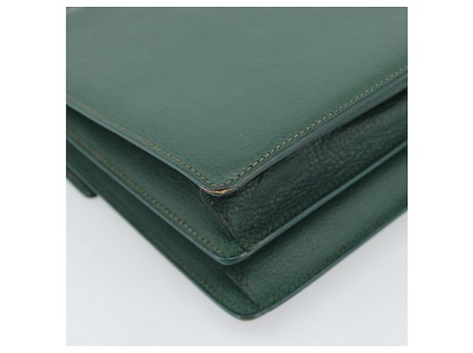 Borsa GUCCI in pelle verde e oro Auth 184457 D'oro - vista 17