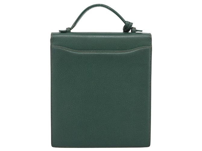 Borsa GUCCI in pelle verde e oro Auth 184457 D'oro - vista 2