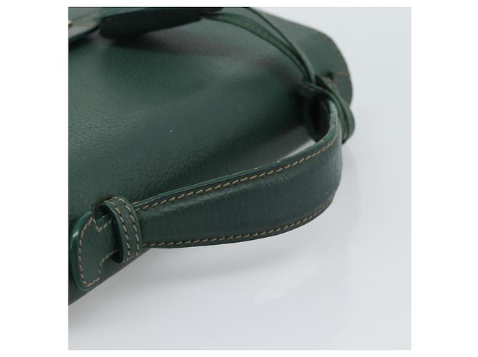 Borsa GUCCI in pelle verde e oro Auth 184457 D'oro - vista 7